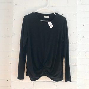 NWT LOFT Twist-Front Top